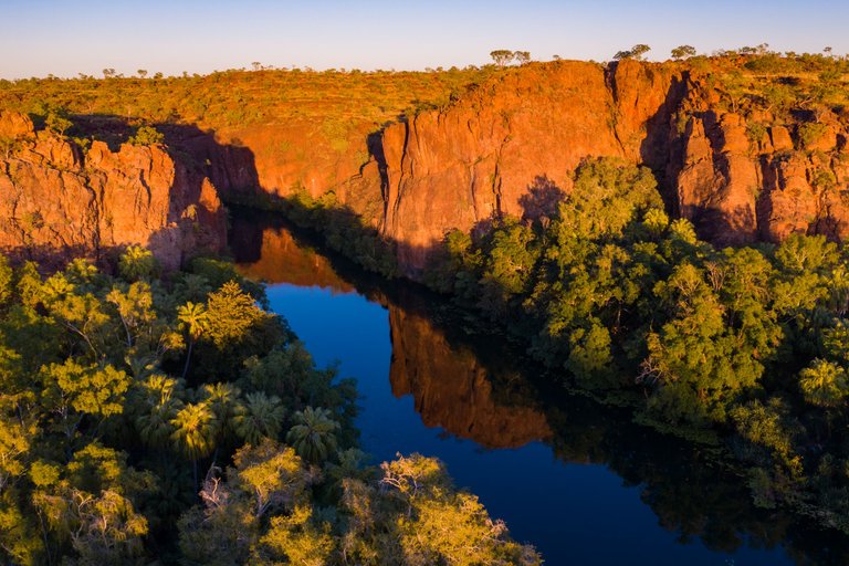 Lawn Hill  Boodjamulla Aerial Sunrise.jpg