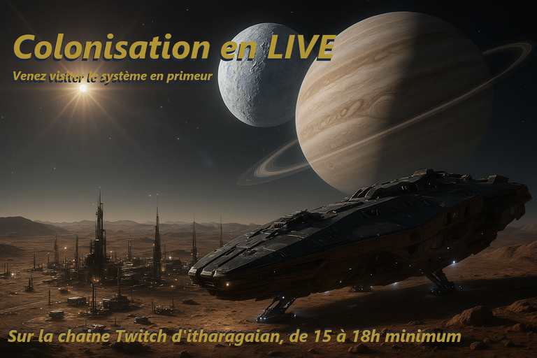 Le live du dimanche : Fin de colonisation d'un système stellaire