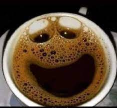 smiling coffee meme