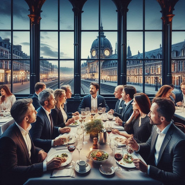 Notre premier dîner à la bulle de Mons