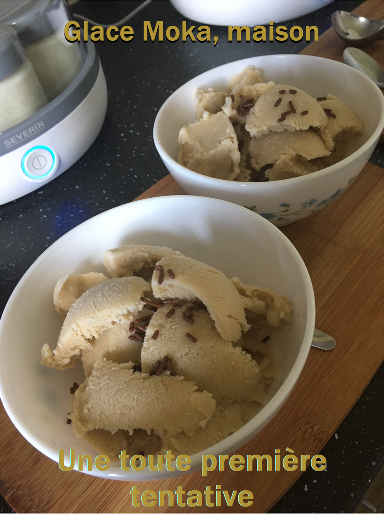 Our first home made ice-cream