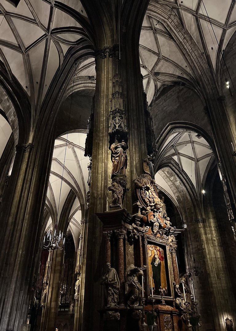 Stunning Architecture at St. Stephen's Cathedral, Vienna, Austria, December 2023 