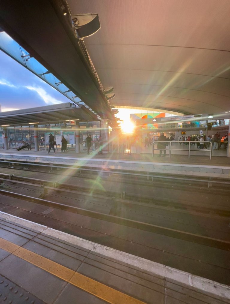 Light & The Sun Embraces us all, Be able to Receive, Victoria Station, UK, 2024 