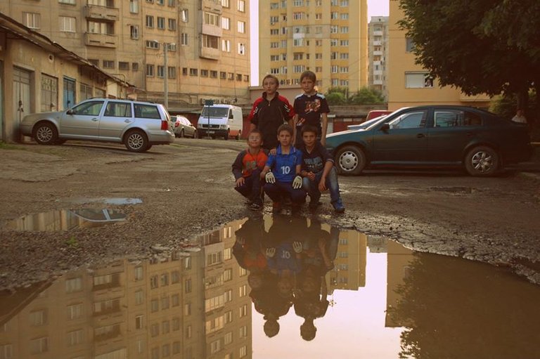 Team assembly point, ready for the new game, Baia Mare, Romania, 2011