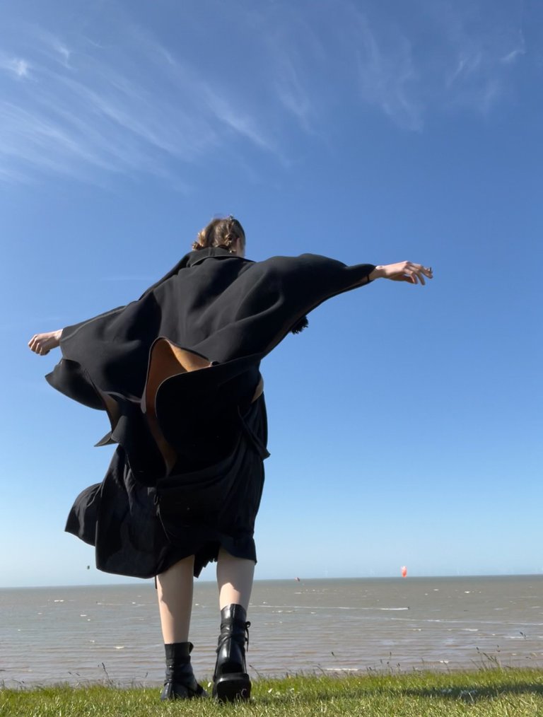 Grounded & Aerated Flying Self Portrait, Hythe, Kent, UK, 2023