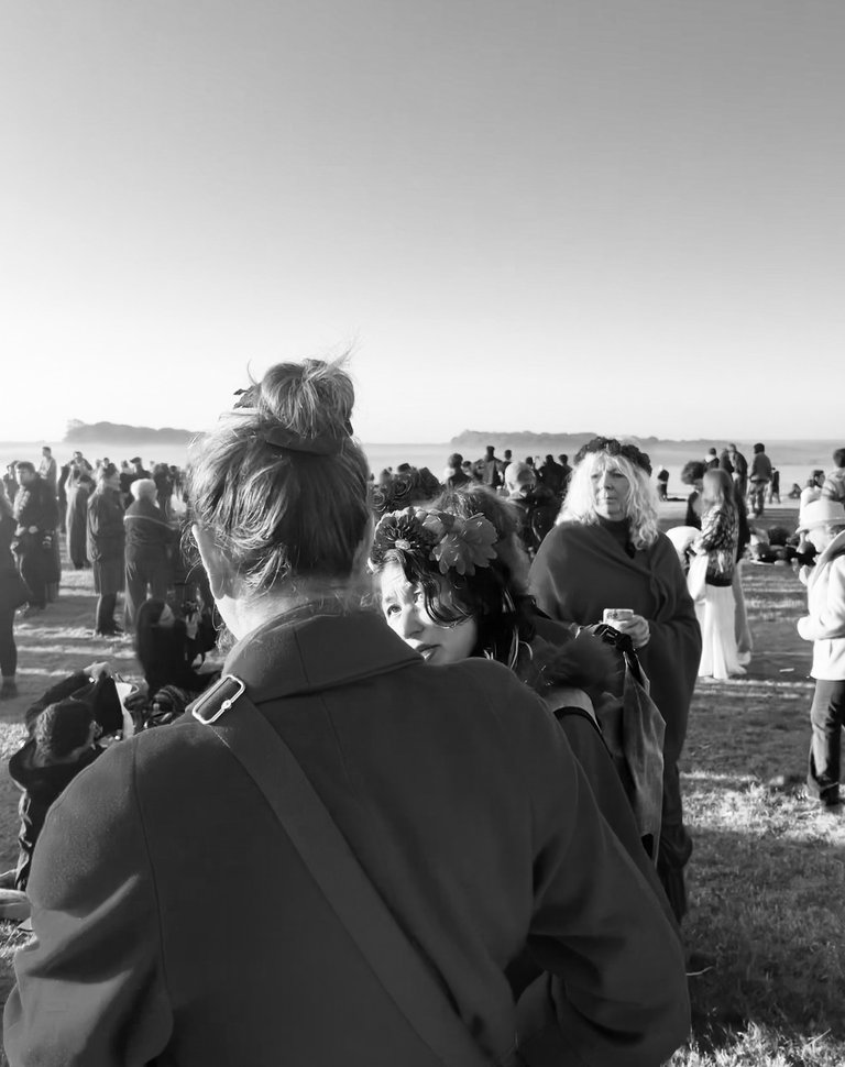 “I hope you have brought the good spells  book with ya!”, Stonehenge, summer solstice, UK 2024