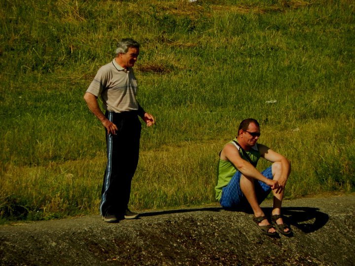 Waiting for the catch of the day / "testing the waters", Countryside, Once upon a time in Romania