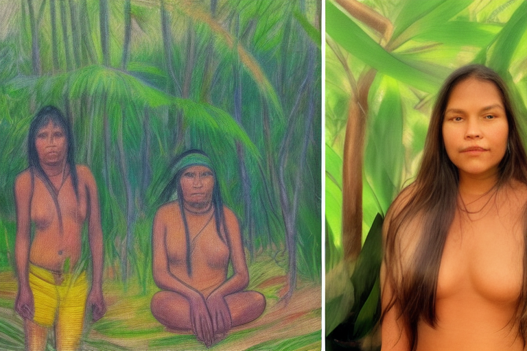 Draw_an_indigenous_person_in_the_middle_of_the_jungle_in_impressionist_S414412_St50_G7.5.png