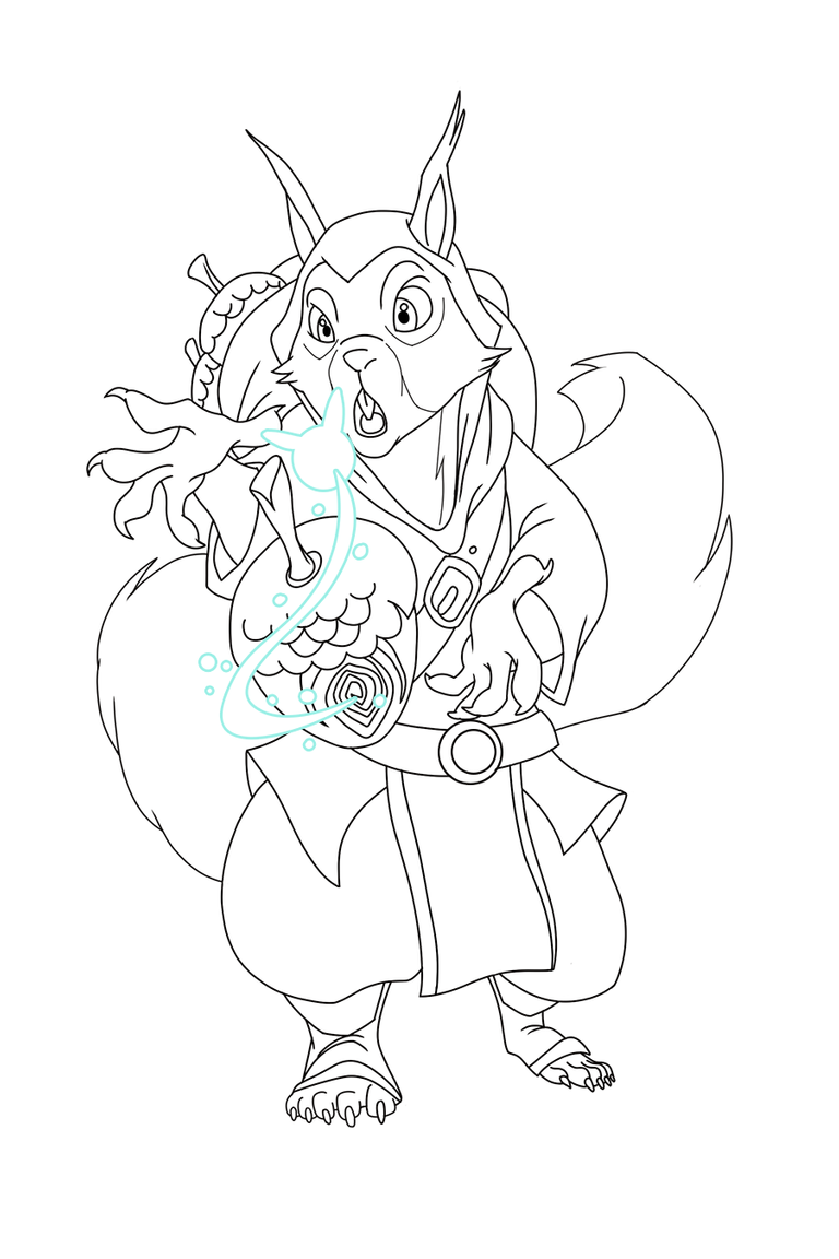 Wizard Squirrel-L_lineart.png