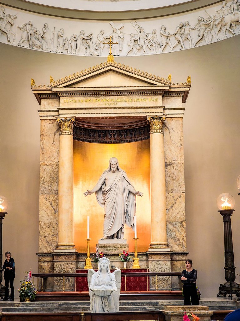 Christus statue in the Church of Our Lady in Copenhagen, an iconic symbol for members of the Church of Jesus Christ of Latter-day Saints