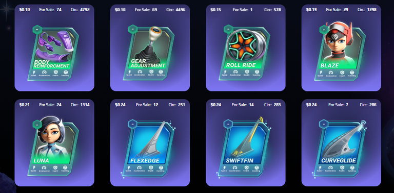 Common vs Rare Cards in Moon Karts