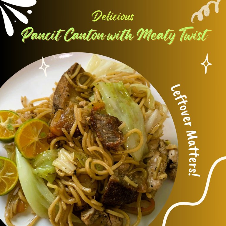 From Leftovers to Comfort: Pancit Canton with a Meaty Twist | Because In My Kitchen, Leftovers Matter
