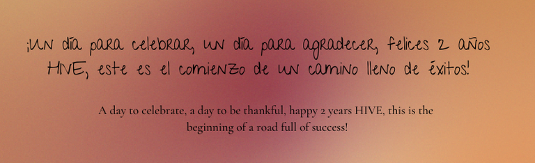 ¡Un día para celebrar, un día para agradecer, felices 2 años HIVE, este es el comienzo de un camino lleno de éxitos!.png