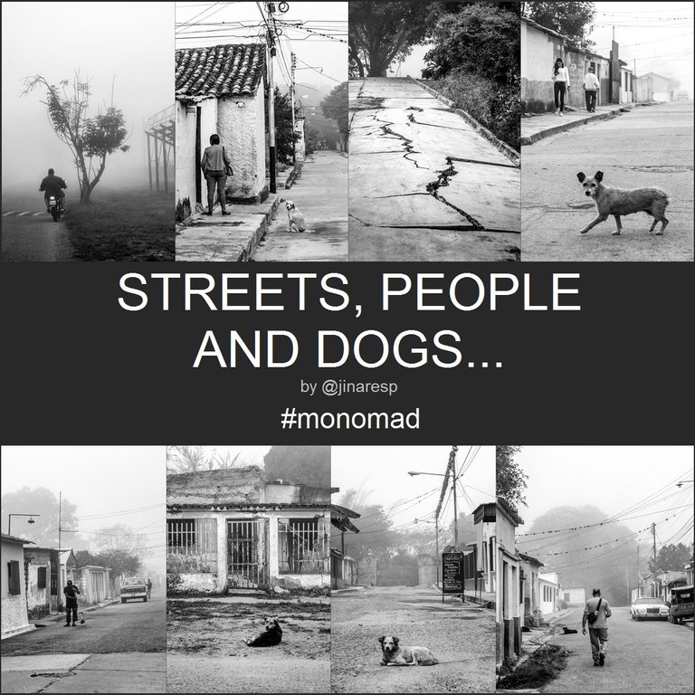 STREETS, PEOPLE AND DOGS... Street photography from Montalbán, Carabobo, Venezuela || MONOMAD || ENG-ESP || (08 Pics)