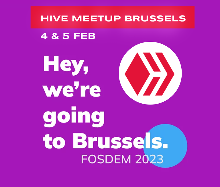 Join the HiveMeetupBrussels 4 & 5 Feb 2023 at FOSDEM || Rejoignez le HiveMeetupBrussels 4 et 5 février 2023 à FOSDEM 