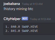 and historical average price is 842.5 Swap.hive
