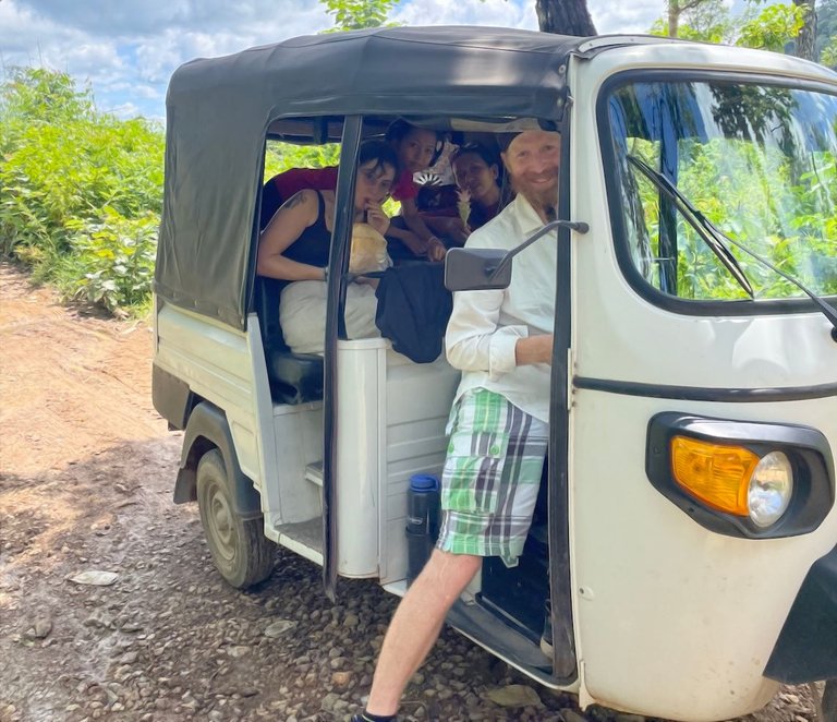 I was surprised by how much you can fit in a Tuk-Tuk