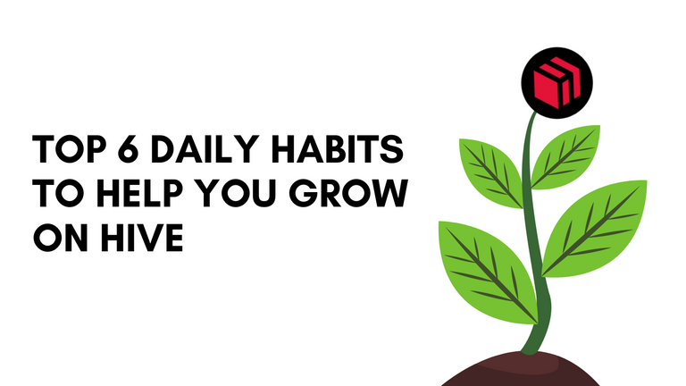 Top 6 Daily Habits To Help You Grow On Hive