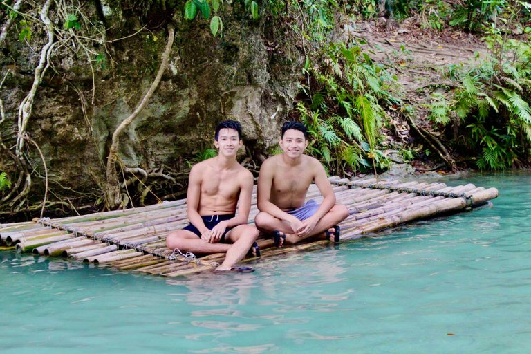 You can also rest yourself on top bamboo rafts floating freely in the waterpools