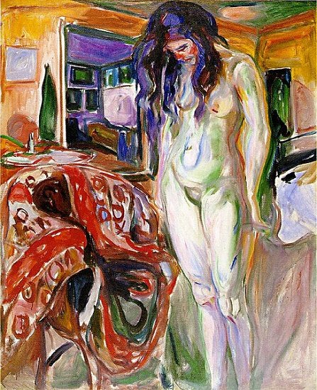 Modelo con silla de mimbre, de Edvard Munch (1919-1921).jpg