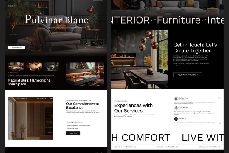 Interior website Design