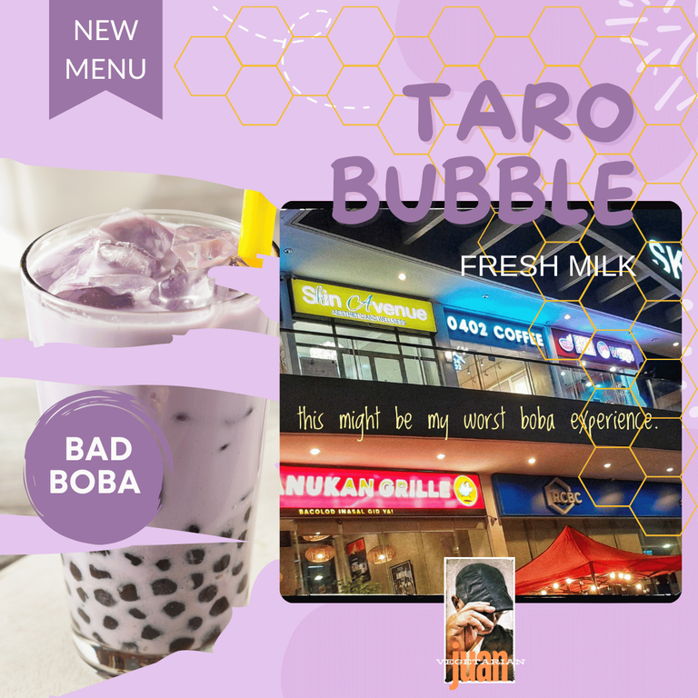 Purple White Minimalist Taro Milk Bubble Instagram Post.png