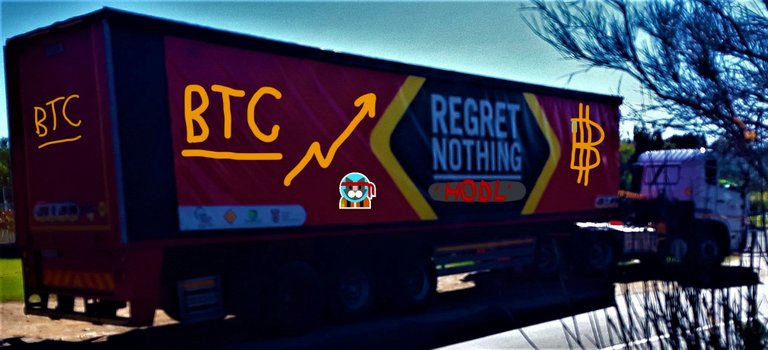 Regret Nothing Hodl BTC Truck art.jpg