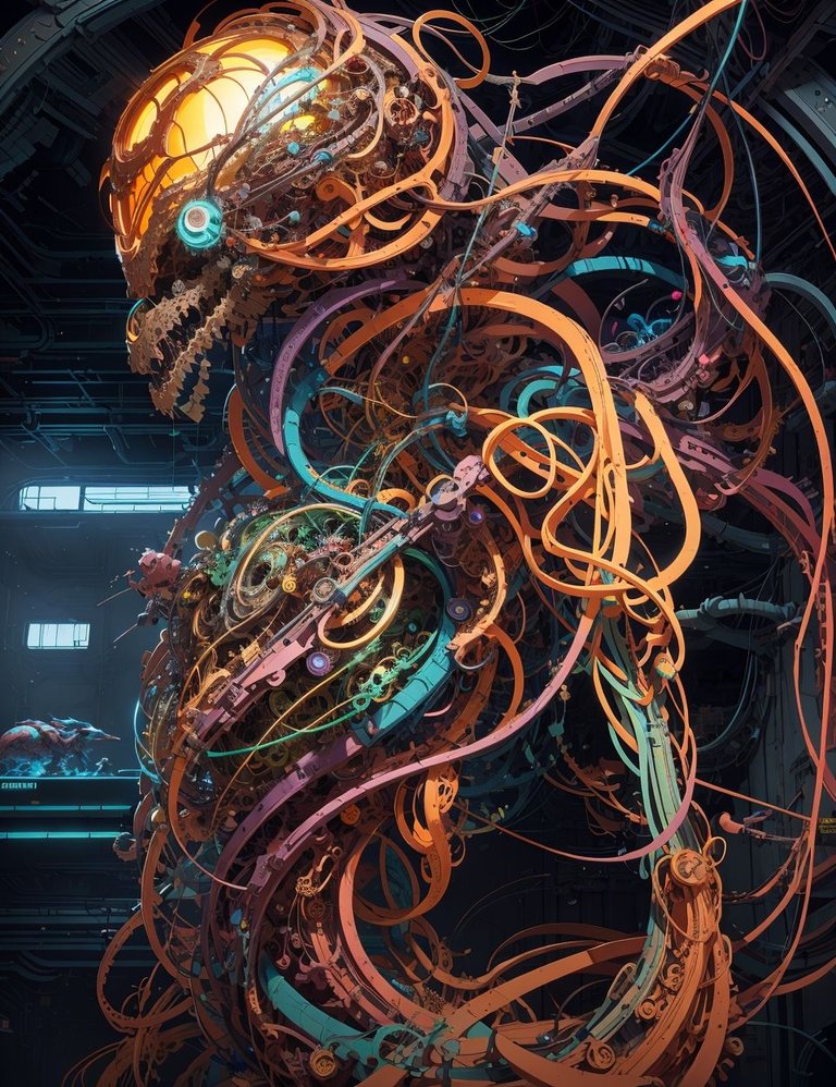 DreamShaper_v7_an_intricate_colorful_organic_creature_made_of_0.jpg