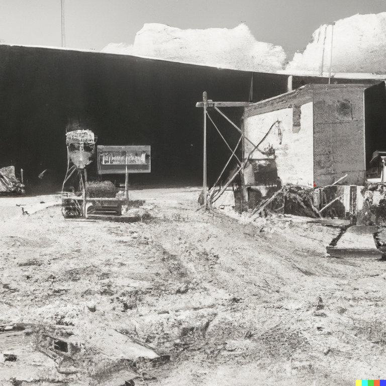 DALL·E 2022-09-17 18.04.25 - A photograph of the Moon landing film set.png