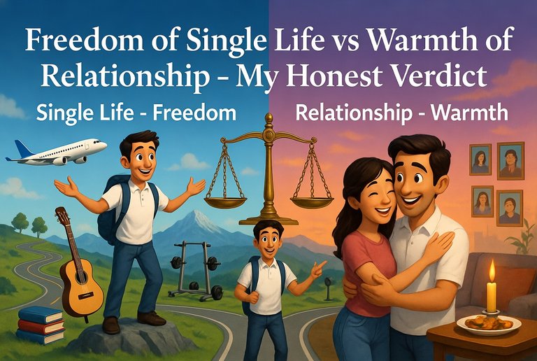 Freedom of Single Life vs Warmth of Relationship – My Honest Verdict