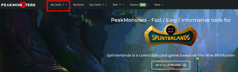 PeakMonsters collection page