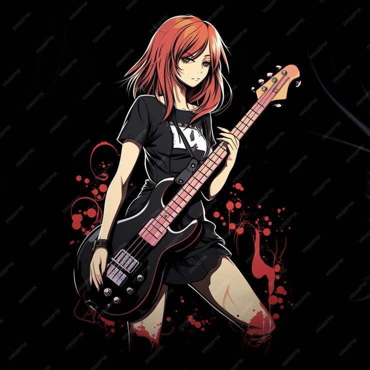 chica-anime-cabello-rojo-tocando-guitarra-fondo-negro_958108-28282.jpg