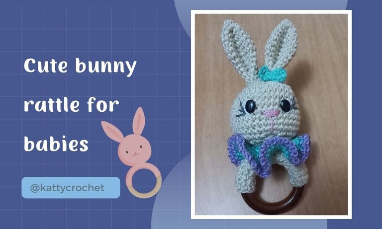 MWM||  Cute Bunny Ratle for babies 🐰