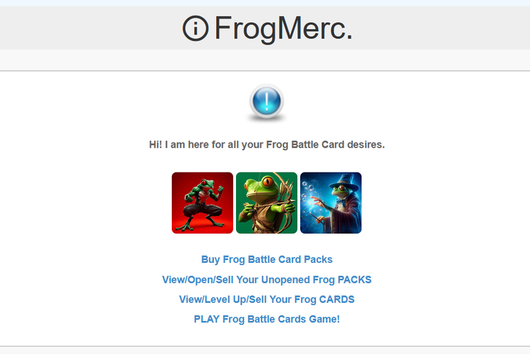 Visit FrogMerc