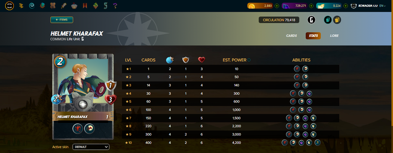 Helmet Kharafax Stats.PNG