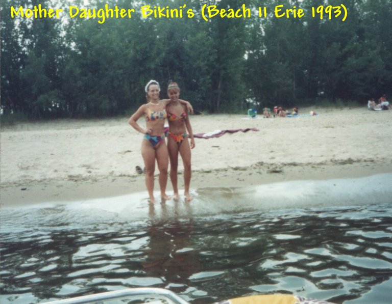 Mother Daughter Bikini's (Beach 11 Erie 1993).jpg