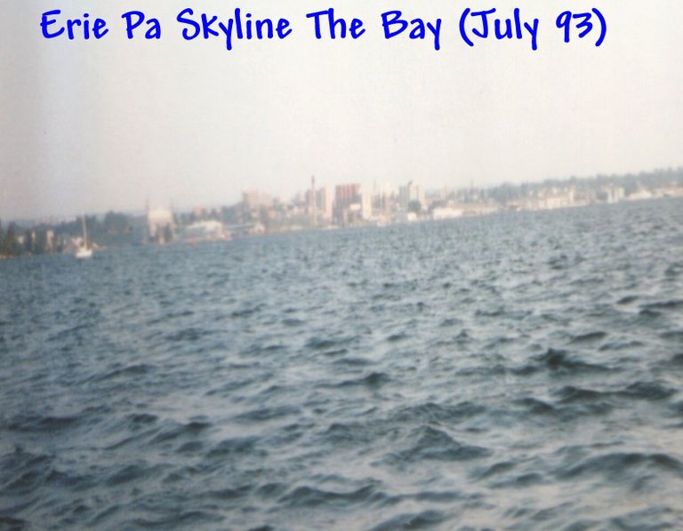 Erie Pa Skyline From The Bay (July 93).jpg