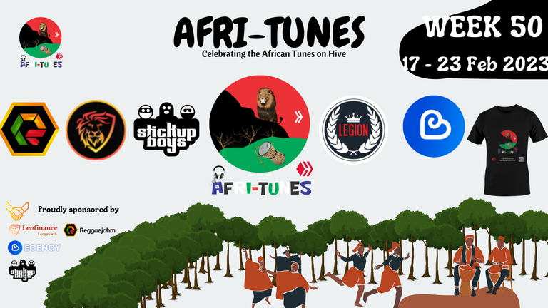 AFRI-TUNES WEEK 50 (17 - 23 Feb 2023): Celebrating African Music on Hive