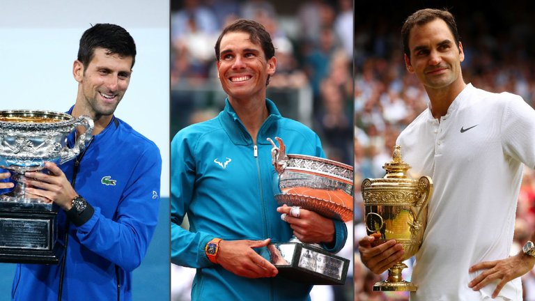 novak_djokovic_rafael_nadal_roger_federer_tennis_grand_slam_titles_getty_images.jpg