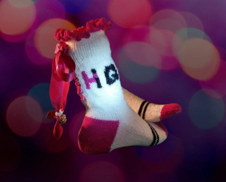 Woolen socks with HiQ-logo - Wollsocken mit HiQ-Logo