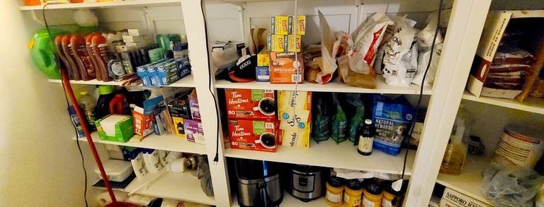 This side of the Pantry is also should be more full