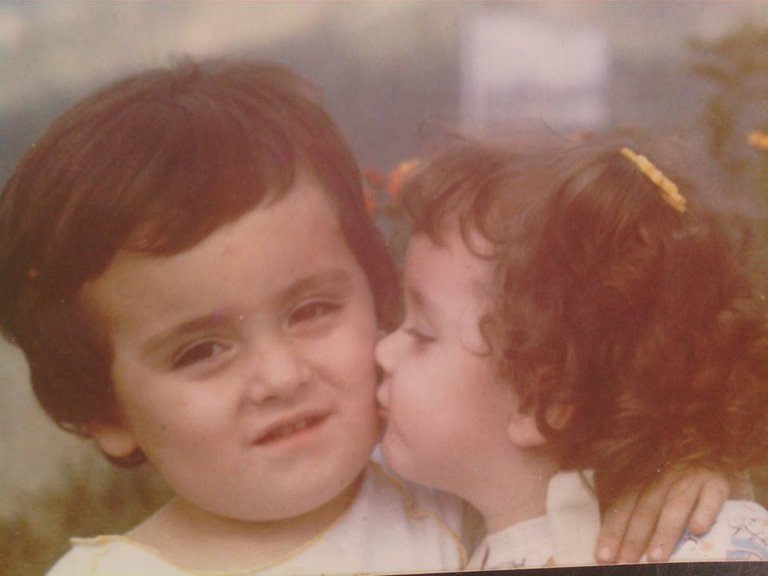 Mi hermano y yo, a finales de los 80