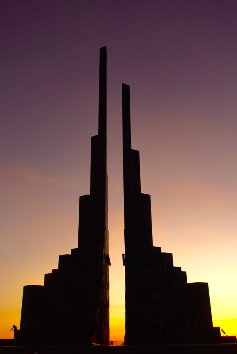 Nghinh Phong Tower in the dawn light