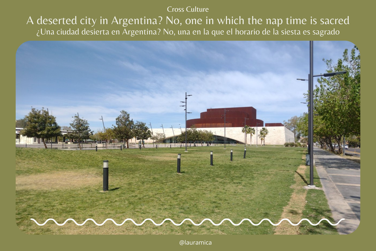 Cross Culture - A deserted city in Argentina? No, one in which the nap time is sacred. / ¿Una ciudad desierta en Argentina? No, una en la que el horario de la siesta es sagrado. 😅❤️