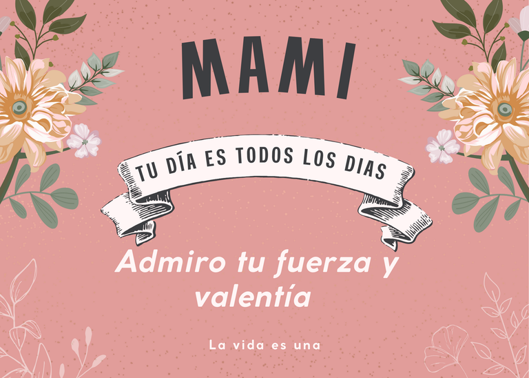 Invitación horizontal dia de spa madre e hija día de la madre femenino floral rosa verde gris.png