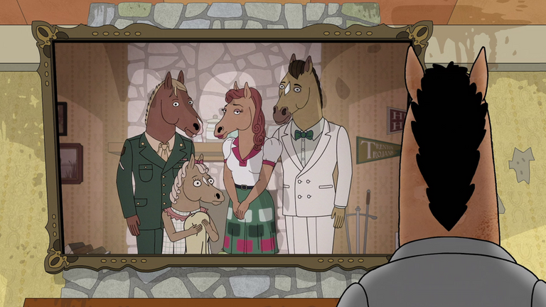 4x02_-_BoJack_looking_at_the_Sugarman_family_photo.png