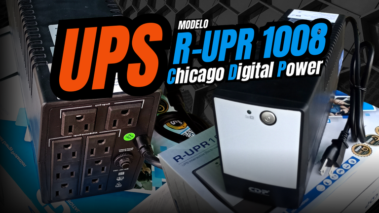 UNBOXING | UPS modelo R-UPR 1008 de la marca CDP [ESP/ENG]