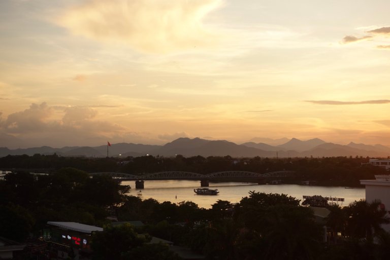 Truong Tien bridge seen from my room