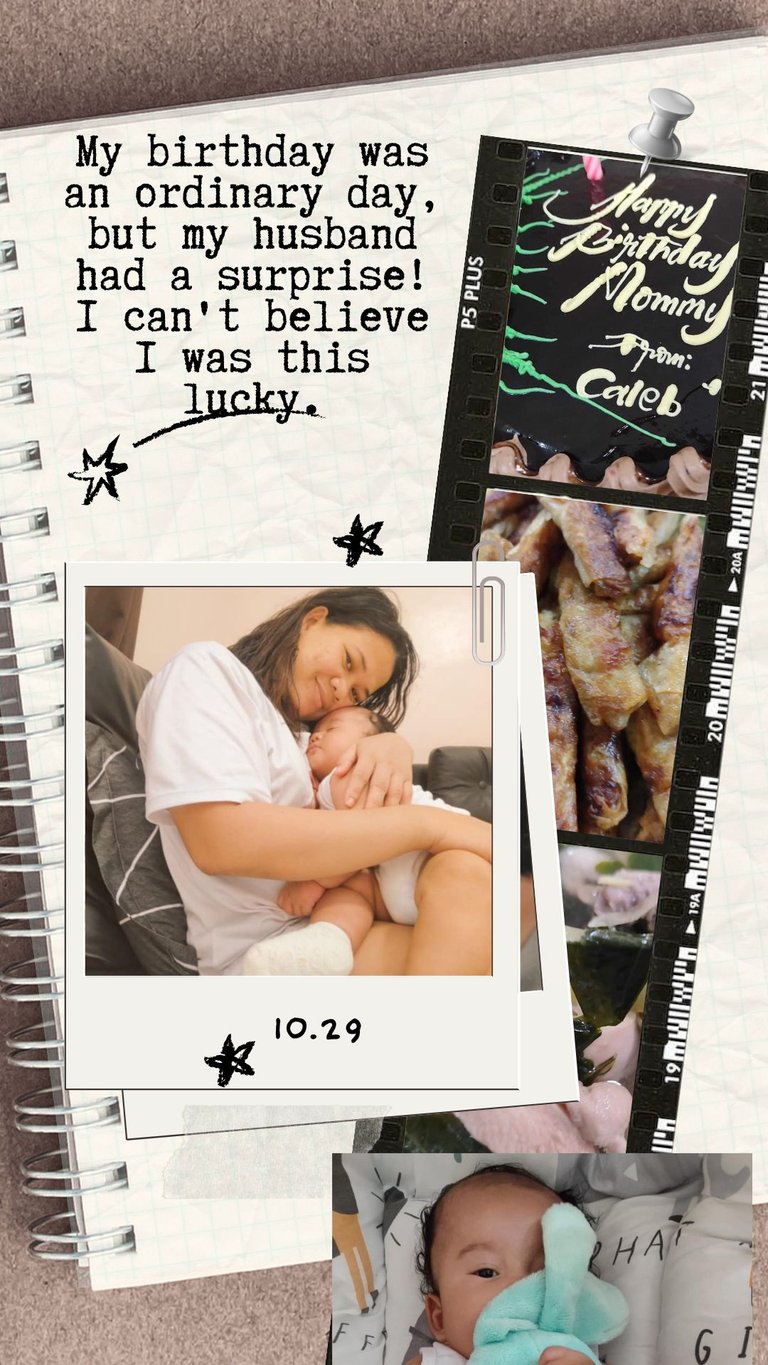 Beige Happy Birthday Scrapbook Photo Collage Greetings Your Story.jpg