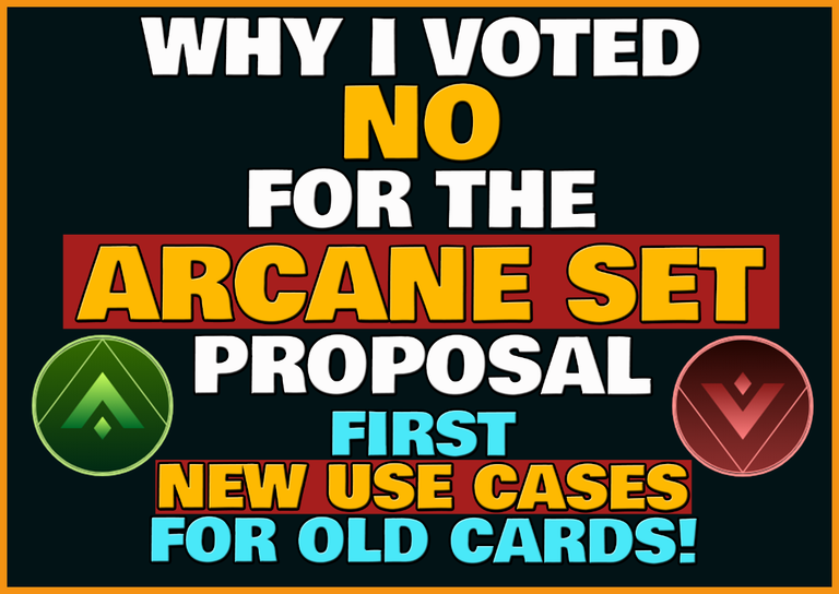 Why I voted no for the Conclave Arcane Card Set Proposal: New use cases for Old cards should be the priority! (ENG/ITA)